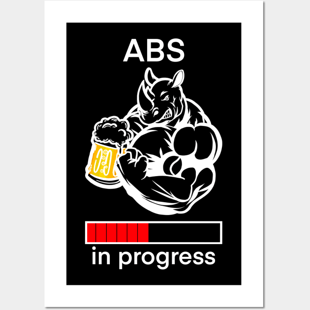 Abs in progress Wall Art by Arnond